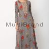 Grey color Long dress05 | MultiBrand Kurti