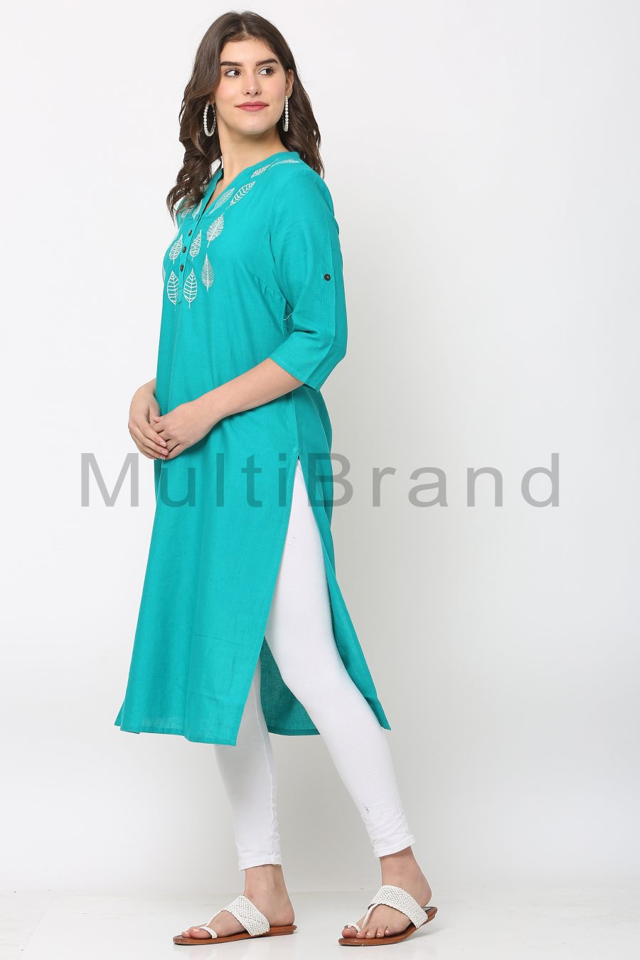 Sea Green color Wholesale Kurti29 | MultiBrand Kurti