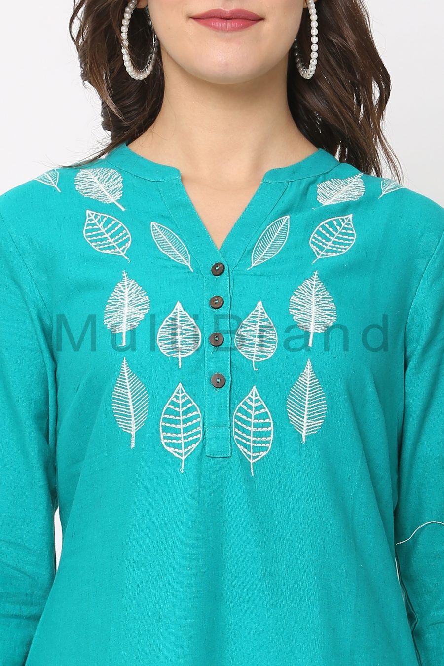 Sea Green color Wholesale Kurti29 | MultiBrand Kurti