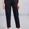 Navy Blue Ankle Length Trouser| MultiBrand Kurti01