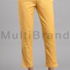 Yellow Ankle Length Trouser| MultiBrand Kurti02