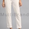 White Ankle Length Trouser| MultiBrand Kurti03