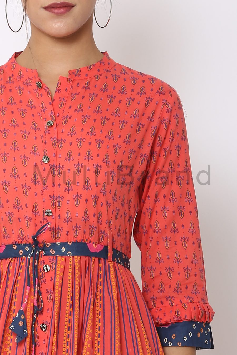 Red Color Long Dress 02 | MultiBrand Kurti